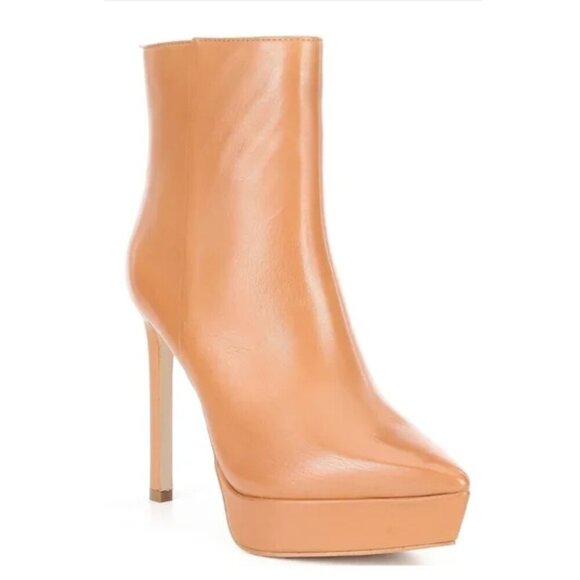 NEW Gianni Bini Connellie Leather Platform Stiletto Booties MISMATCHED SIZES - Picture 1 of 1